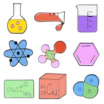 화학 과학 옷깃 에나멜 핀 분자 요소 모델 브로치 금속 배지 의류 가방 쥬얼리 친구, [10] set