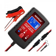 1 75-Amp 자동차 배터리 충전기 6V 및 12V 스마트 완전 자동 충전기 유지 장치 세류 충전기 자동차 잔디 깎는 기계 오토바이 보트 해양 납산 배터리용 탈황기