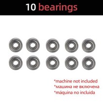 HIFESON-공압 모따기 기계 미니 앵글 그라인더 공기 건 아크 베벨링 트리밍 디버링용, 10pcs bearings, 10pcs bearings