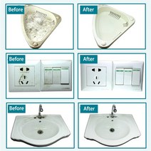 청소도구함 마대자루 녹지우개 외창청소 100x70x30mm 마술 갯솜 지우개 백색 Melne 부엌 사무실을위한 청, 02 20pcs