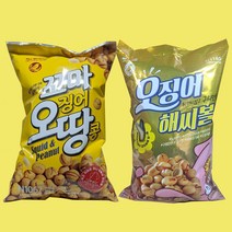 노브랜드 오징어 땅콩 300g 오징어 해씨볼 270g, 오징어땅콩+해씨볼, 4