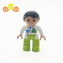 요고요 듀플로 호환 동물 사람 공룡 피규어, C.사람-15. 간호사
