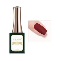 CANNI 16ml 매트 젤 탑 코트 닦지 않음 LED 네일 램프 끄기 매니큐어 오래 지속