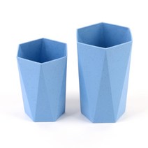 빨대통 빨대보관함 빨대디스팬서 요구르트빨대, 색상/사이즈, 소 - 블루