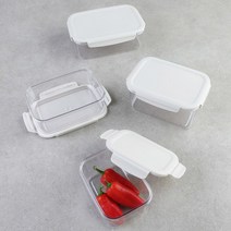 투명 밀폐용기 비스프리 친환경소재 반찬통 600ml, 30개, 1300ml