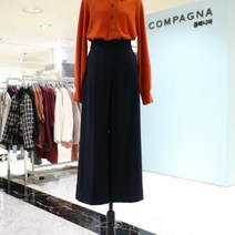 꼼빠니아 텐셀 밴딩 와이드 팬츠 CCBW0-WPL010_강서점