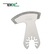 멀티커터 날 진동 멀티툴 1pc quck-release 카바이드 공구 톱 파워 호환품, 세라믹 콘크리트 절단, 보라색