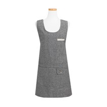 예쁜 원피스 H 앞치마 어린이집 유치원 교사 카페 바리스타 꽃집 고급 앞치마 에이프런, 알로하 앞치마_차콜 XL