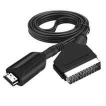 비디오테이프 변환 비디오 테이프 USB 플레이어 동영상 파일 hdtvdvdset-top boxps3palntsc용 디지털 케이블 scart to hdmi 기 오디오 어댑터, hdmi to scart, 1개