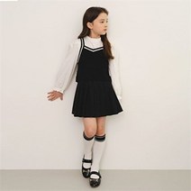셀러허브 1 셀덴 SH02 솔리드 주름 스커트 스쿨룩 교복룩 코디하기 좋은 기본 코디템 EDWH23S63