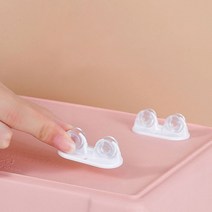 소형바퀴 이동식 화분 가구 미니 접착식 쓰레기통 단품, 다용도미니바퀴B 블랙