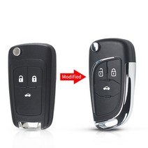 원격시동 스마트키 복사 경보기 차키 순정 버튼 자동차 KEYYOU 2/3/2009 버튼 Chevrolet Cruze Aveo Malibu, 02 Model 2_01 For Opel
