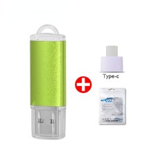 휴대용 디스크 USB 플래시 드라이브 64 기가 바이트 32 TYPEC 금속 16 20 8, 8GB_Green, 8GB+Green, [05] Green
