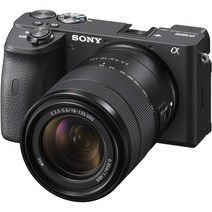 소니 SONY 미러리스 일안 α6600M 고배율 줌 렌즈 키트 E 18-135mm F3.5-5.6 OSS SEL18135 블랙 ILCE-6600M