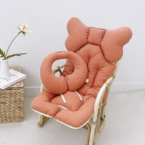 마롤로뜨 사계절 유모차 라이너 마카롱 컬러 유모차 시트 신생아, 코랄 - 마카롱라이너