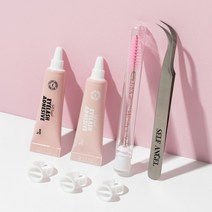 셀프천사 데일리 속눈썹 연장 재료 세트 래쉬 붙이기 키트, 접착제종류: 듀오풀-블랙