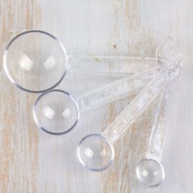 조리용 계량스푼 시약 요리 화장품 만들기 연결고리4P