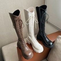 더구두 웨스턴 레이스업 워커 롱부츠-2476