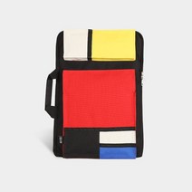 화구가방 미술가방 박스 다기능 휴대용 숄더 스케치 드로잉 보드 가방 8K/4K 그림 격자 무늬 컬러 매칭 캔