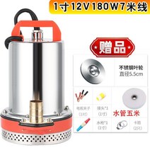 전동차 V24V 직류 잠복해 있다 O 펌프 48V60V 배터리 양수기 가정용 농용 선박용 우물이다 2523261583, 1인치 12V180W 7미선 스텐레스