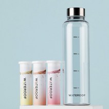 워터루프 아쿠아 보틀 세트 물에타먹는 발포정 비타민 30정, 피치, 피치, 피치