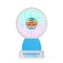 뽀로로 LED 핸디 어린이 선풍기 usb 목걸이 미니 유아 스탠드 손풍기