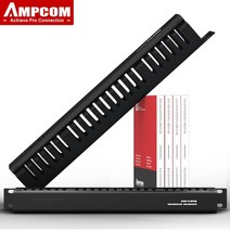 19인치 서버 랙 캐비닛 랙 마운트 서버 캐비닛용 ampcom 1u 플라스틱 랙 마운트 수평 케이블 관리자 덕트 경마장, 없음