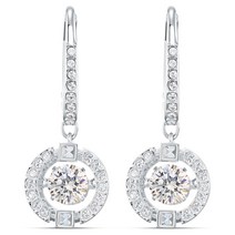 Sparkling DC 드롭 로듐 귀걸이 2 0 5504652