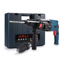 해머 전기 드릴 고출력 산업용 가정용, 정회전및역회전기능이있는원형핸들유형26패키지1개