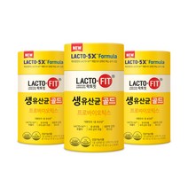 락토핏 생유산균 골드 3통150일분 #전인화의 국민유산균 유산균 먹이 대사산물 함유, ④ 락토핏 슬림 3통