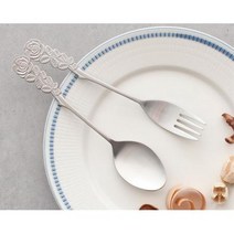 자기주도 어린이 장미스푼 카빙포크 집들이상차림, 종류_포크