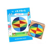 IQ원형퍼즐 교구&교재 인지훈련 치매예방놀이 효도선물, 단품, 단품