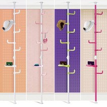 왕자행거 왕자 원형선반폴행거, /화이트