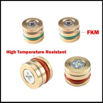플로팅 조인트6mm 10mm OD 빨간색 녹색 불소 FKM 링 씰 플라스틱 몰드 워터 러너 나사없는 스톱 콕 엔드 캡, 02 green_07 3 Pieces 10mm  OD