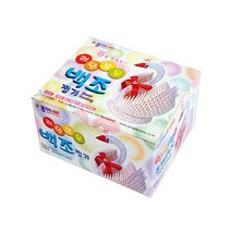 종이나라 6000 레인보우 백조 접기 / 유아 종이접기 네모 아저씨