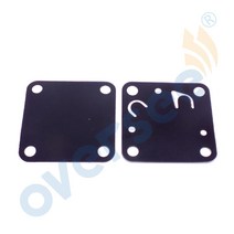 ATV 보트 부품 호환 2 개갑 연료 펌프 수리 키트 다이어프램 6e0-24411-006e0-24471-00 for yamaha 선외기 모터 4hp 5hp parsun hdx, 없음