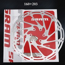 SRAM-Avid 자전거 브레이크 로터 레인보우 골드 160mm 180mm 203mm 센터라인 로드 MTB 유압 디스크 스테인레스 2 피스, 2pc 160-203mm