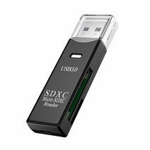 FANTIA 마이크로 SDXC TF TFlash용 USB 3.02 in 1 고속 메모리 카드 리더 어댑터 PC용 SD 카드에서 카메라 리더용 노트북용 Wansurs