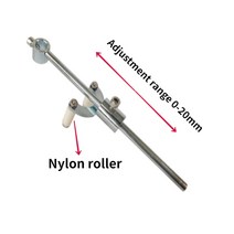 판금 공구 신제품 자동차 휠 눈썹 평행 스크라이버 시트 금속 덴트 수리 도구 스테인레스 스틸 소재 0-20cm 조절 가능 휴대용 내구성, 01 1Pcs