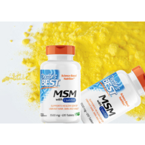 닥터스 베스트 엠에스엠 MSM 옵티 MSM 1500 mg 120 타블렛, 4개, 120정, 120정