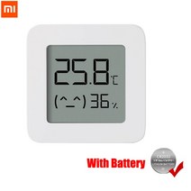 디지털온도계 체온계 온습도계 온도센서 정확한습도계100% 최신 XIAOMI Mijia 블루투스 온도계 2 무선 스마, 한개옵션1, 01 1 piece