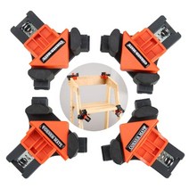 14pcs 목공 코너 클립 나무 각도 클램프 90도 프레임 클램프 코너 홀더 목공 프레스 diy 고정 장치 손 도구, 4개
