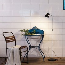 스프링 플로어 장스탠드 SS-2000A 신혼집 거실 서재 모던 인테리어, 화이트