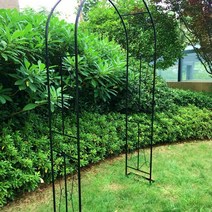 등반 등나무 격자 덩쿨 넝굴 아치 게이트 장미 정원, 검은색 가로 3m 높이 2.4m 대