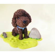 주문제작 리얼 펫 고양이 강아지 모형 커스텀 피규어 반려동물 도자기 인형, 12cm