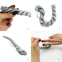 TWKL 매듭실 1MM 은색