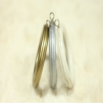 드림아트 15mm 25mm 35mm 커튼봉용 커튼링 (총 27종), 실버블랙 - 1개