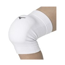 MIZUNO(미즈노) 배구 무릎 서포터(패드 유·주니어) V2MYA400 화이트×블랙 2개입