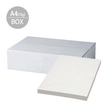 크린페이퍼 A4 무진지 스카이블루 75g 250매*10권 박스, 없음