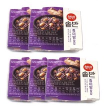 햇반 솥반 흑미밤찰밥, 210g, 5개